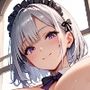ムチムチ爆乳の銀髪メイドを中出し交尾で孕みボテ腹にしてやった