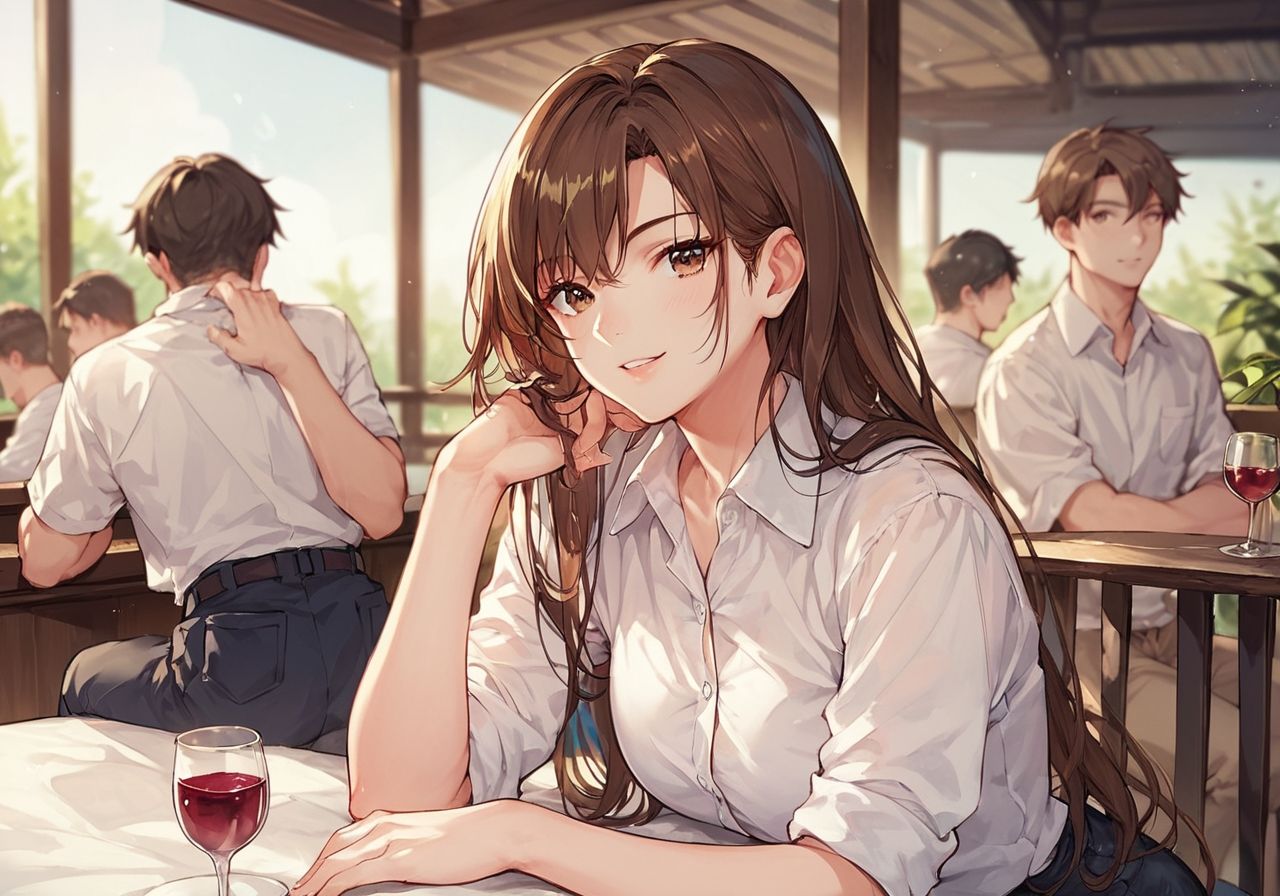 サンプル画像1:巨乳人妻のNTRパーティー(生ハメ帝国) [d_545563]