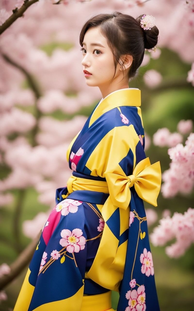 サンプル画像1:AI美女写真集┃和服の美女(AI美女写真集┃清楚な大人) [d_545653]