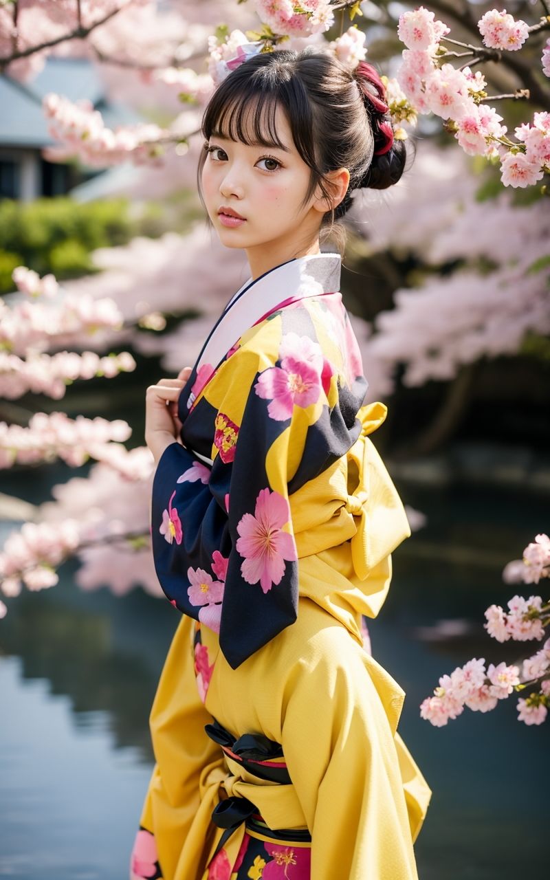 サンプル画像6:AI美女写真集┃和服の美女(AI美女写真集┃清楚な大人) [d_545653]