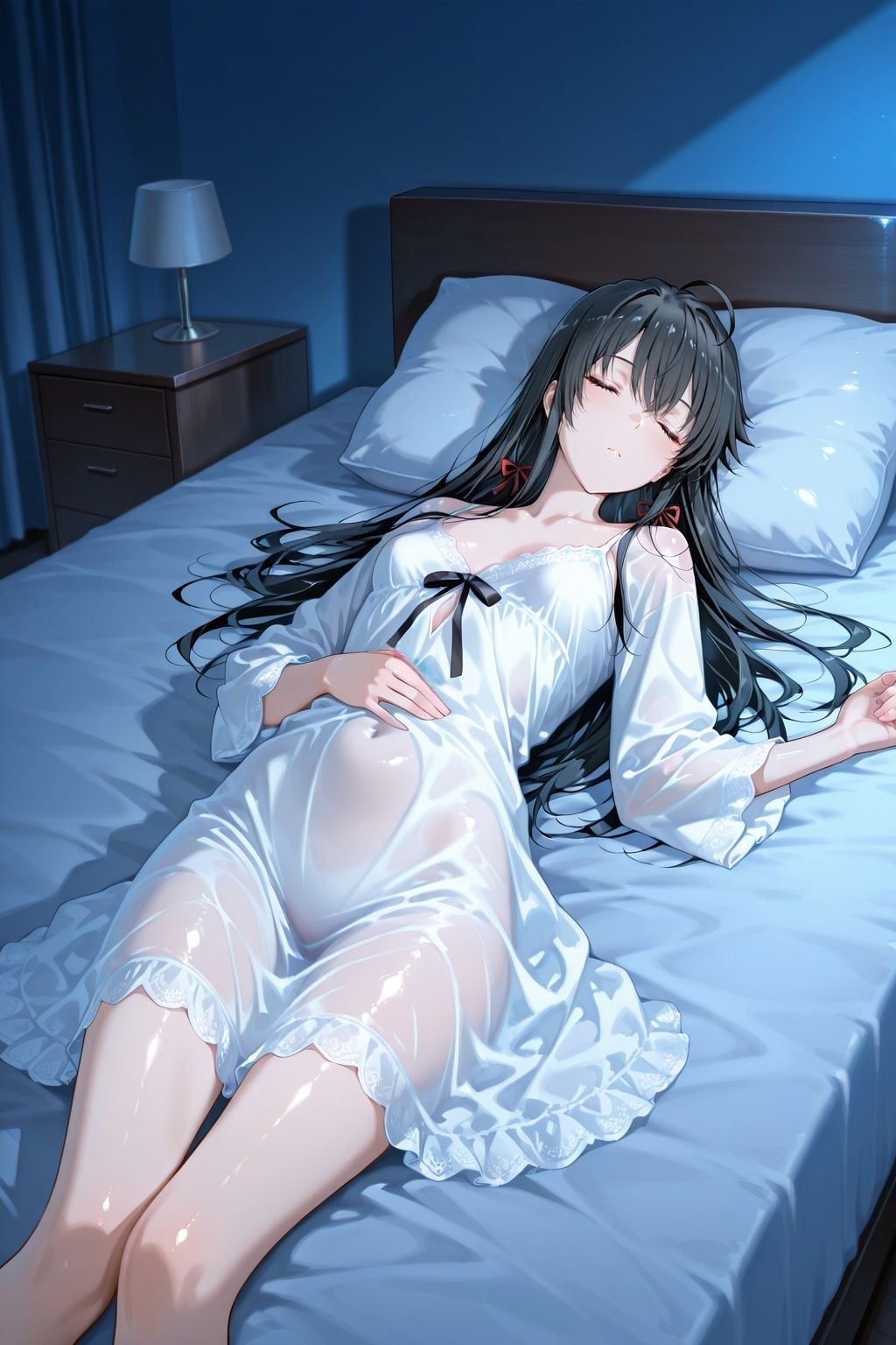 サンプル画像1:睡姦雪乃〜眠れるあの子を好き放題〜(カリホルニウム) [d_545767]