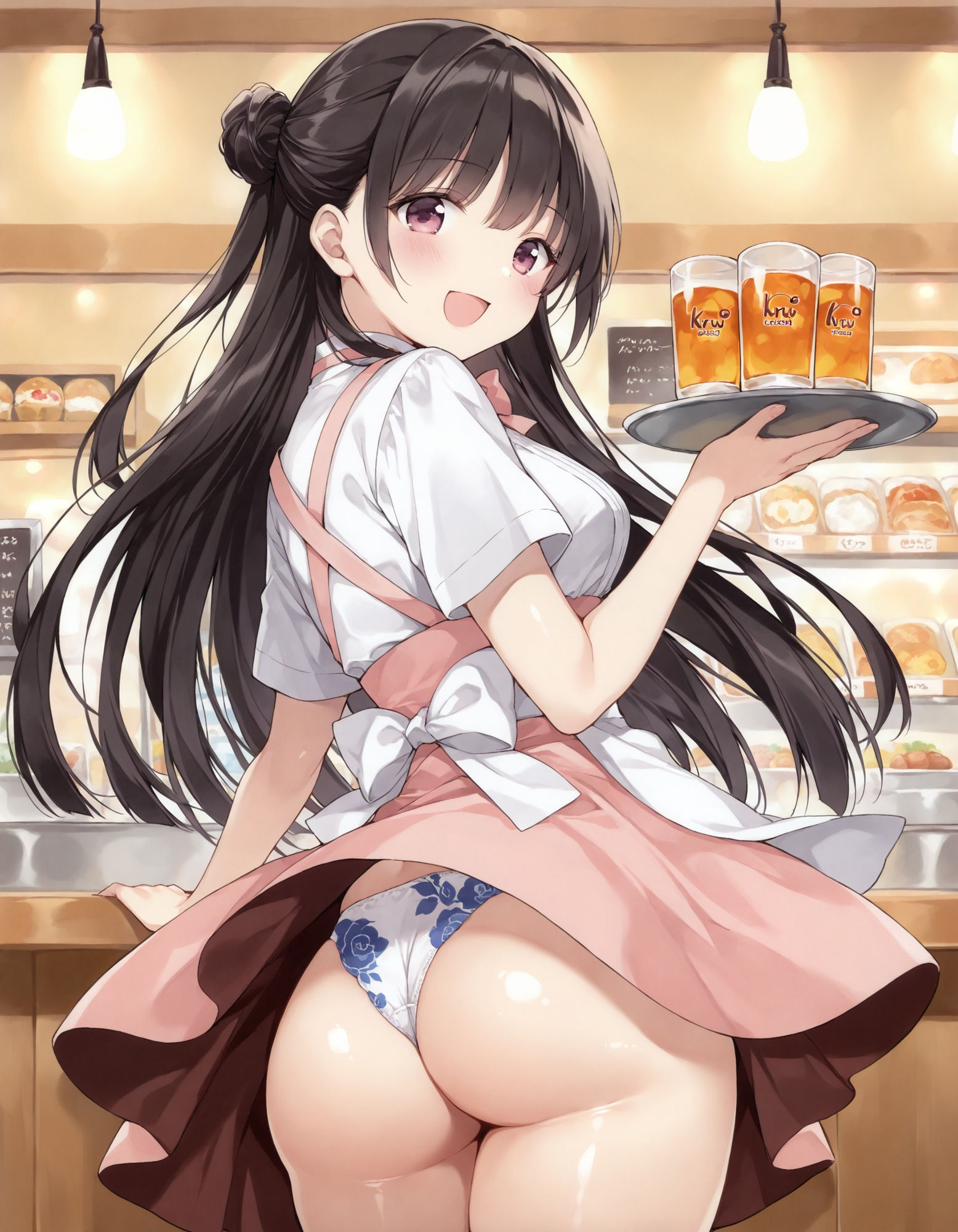 サンプル画像4:ウェイトレスのパンチラ(D.P.H.) [d_545845]