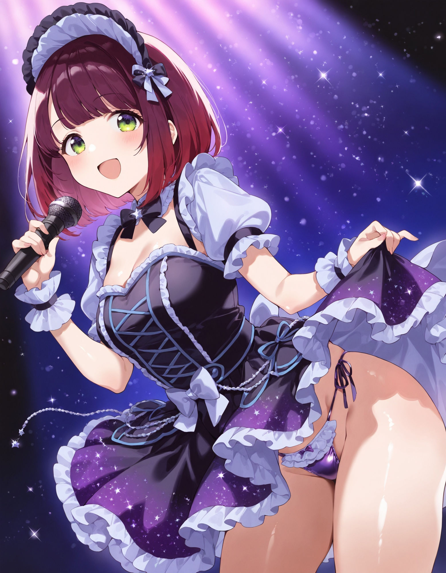 サンプル画像4:アイドルの前かがみパンチラ(D.P.H.) [d_545872]