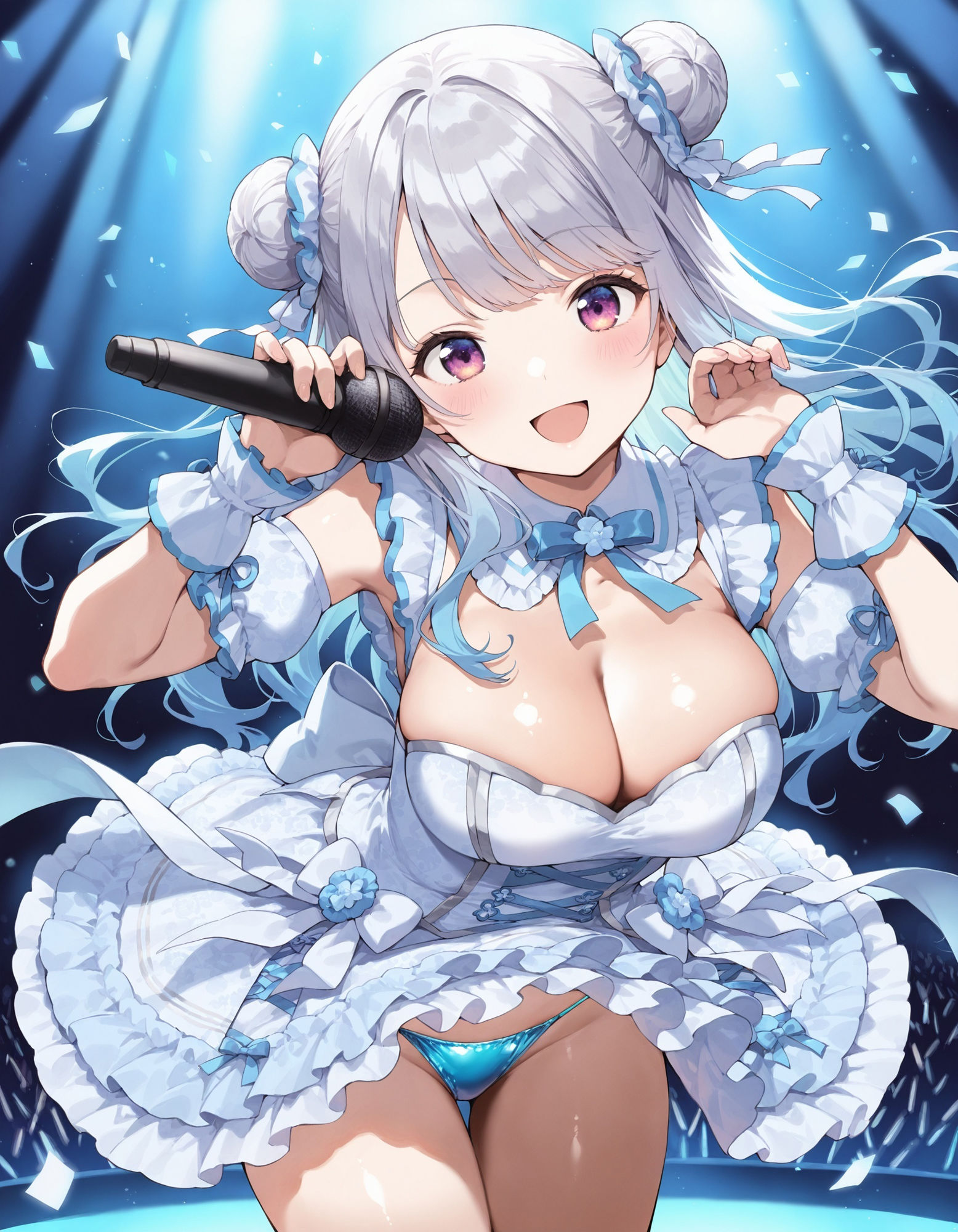 サンプル画像6:アイドルの前かがみパンチラ(D.P.H.) [d_545872]