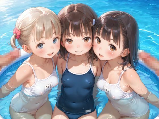 ロリっ子たちと水泳授業 画像7