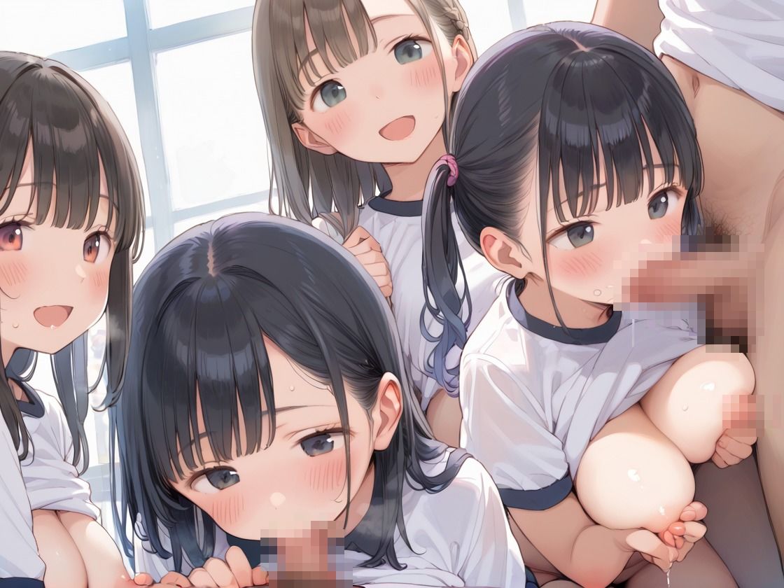 サンプル画像2:ハーレム学園  無制限の中出し(キューピー) [d_545913]