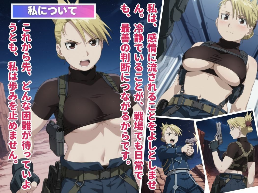 サンプル画像1:軍服の下の淫らな本性(三日坊主出版) [d_545993]