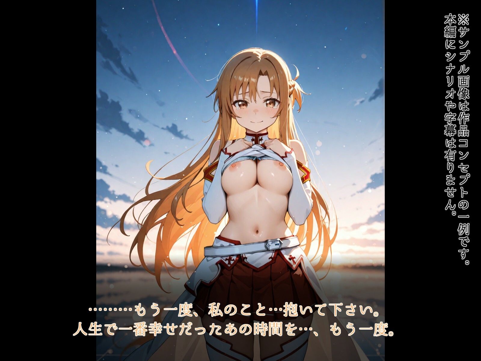 サンプル画像3:アインクラッド崩壊の刹那―ア◯ナ(ガーネット) [d_545996]