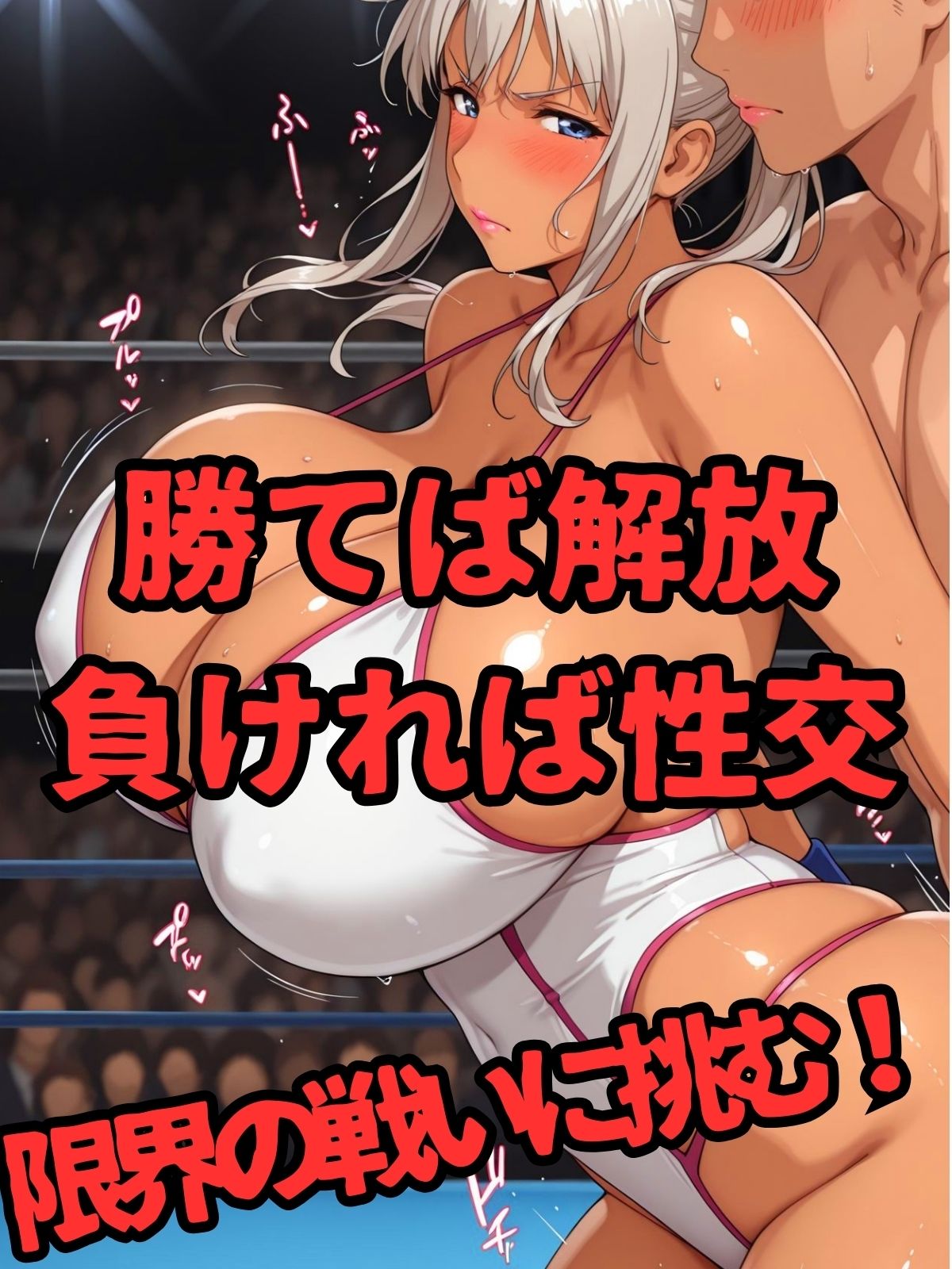 サンプル画像1:狂乱スターダム 黒ギャルレスラーゴングと共に絶頂へ(アデバヨ) [d_546073]