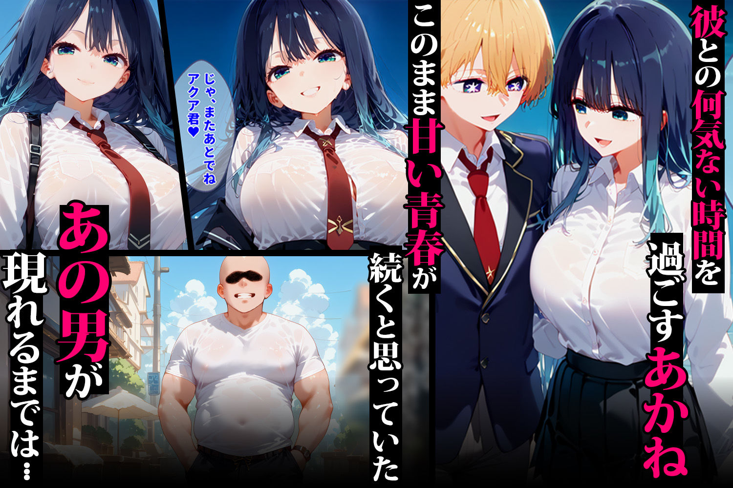 サンプル画像1:【推しの子】催●アプリに完全支配された黒川あかね＆有馬かな  〜寝取られ敗北〜(催●術師のヒロイン凌●クラブ) [d_546094]