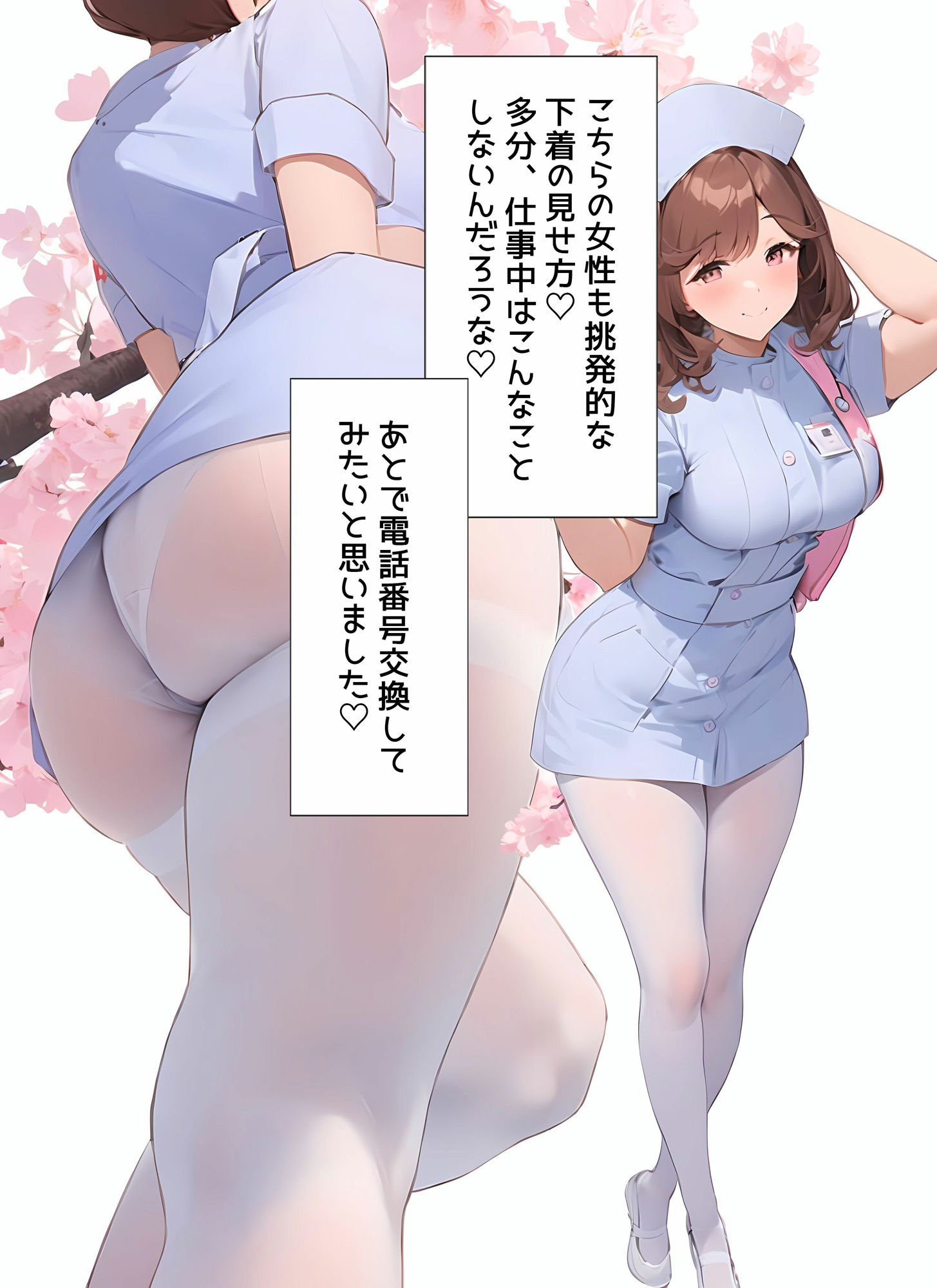 休日なんだけどナース服でパンストパンチラお花見をしてみた【これは！勃起改善が出来るパンストパンチラお花見ナースのいる現場に行ってみた】5