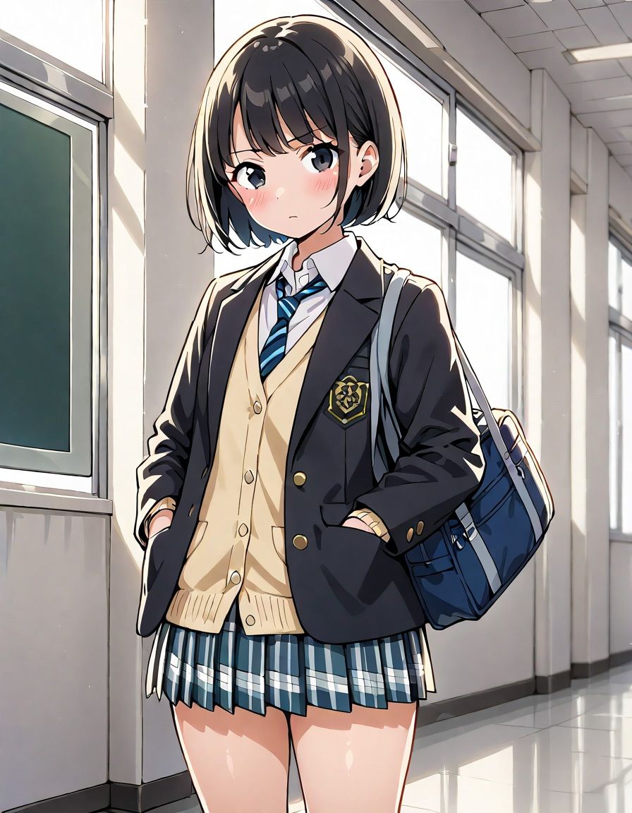 サンプル画像1:クラスの一軍女子と教室で(ぺらぺら亀さん) [d_546211]