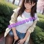 花見会場おもらし イラスト版