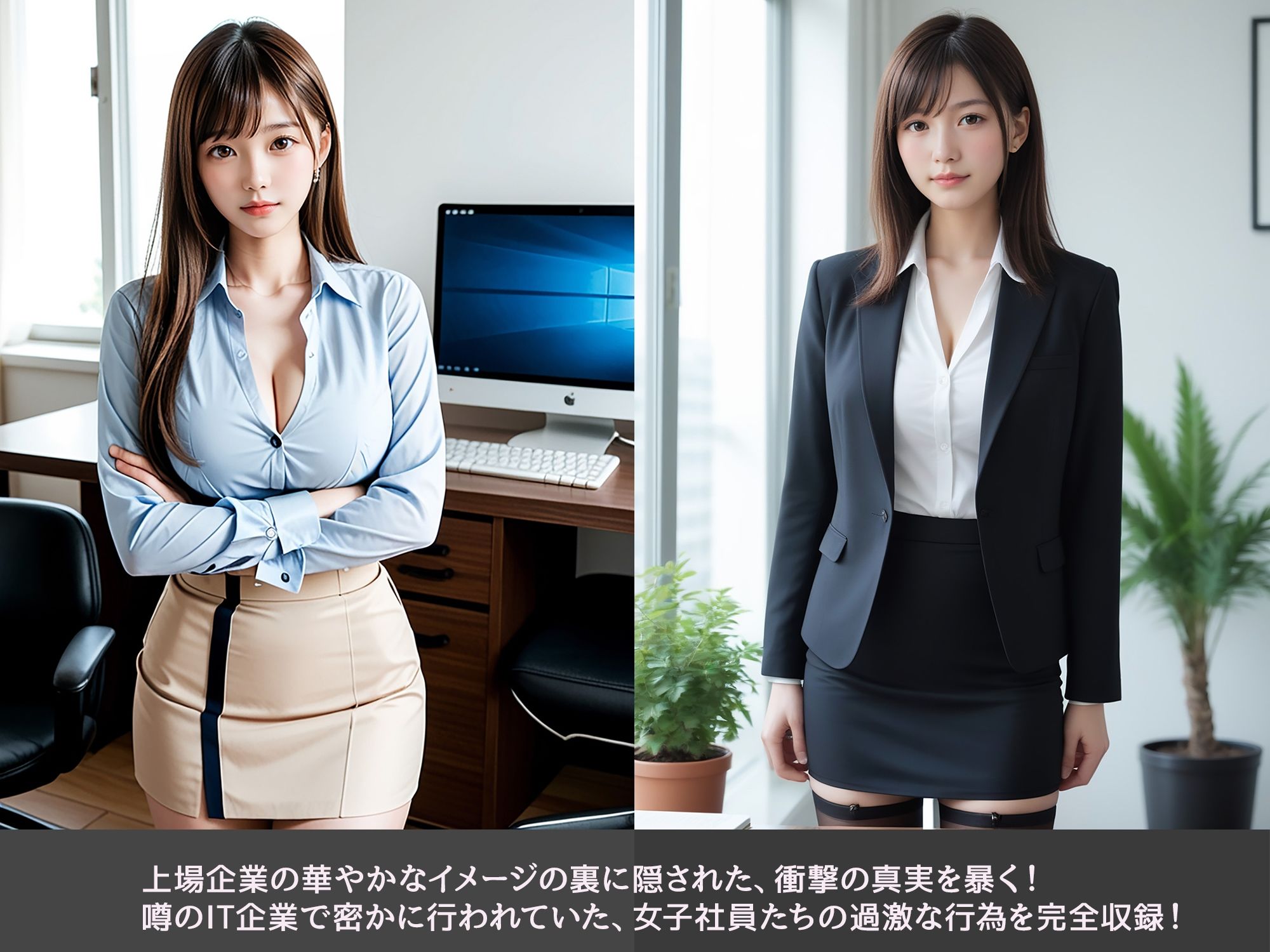 サンプル画像1:衝撃暴露 禁断の社内事情〜女子社員の淫らな秘密〜(マロン大王) [d_546236]