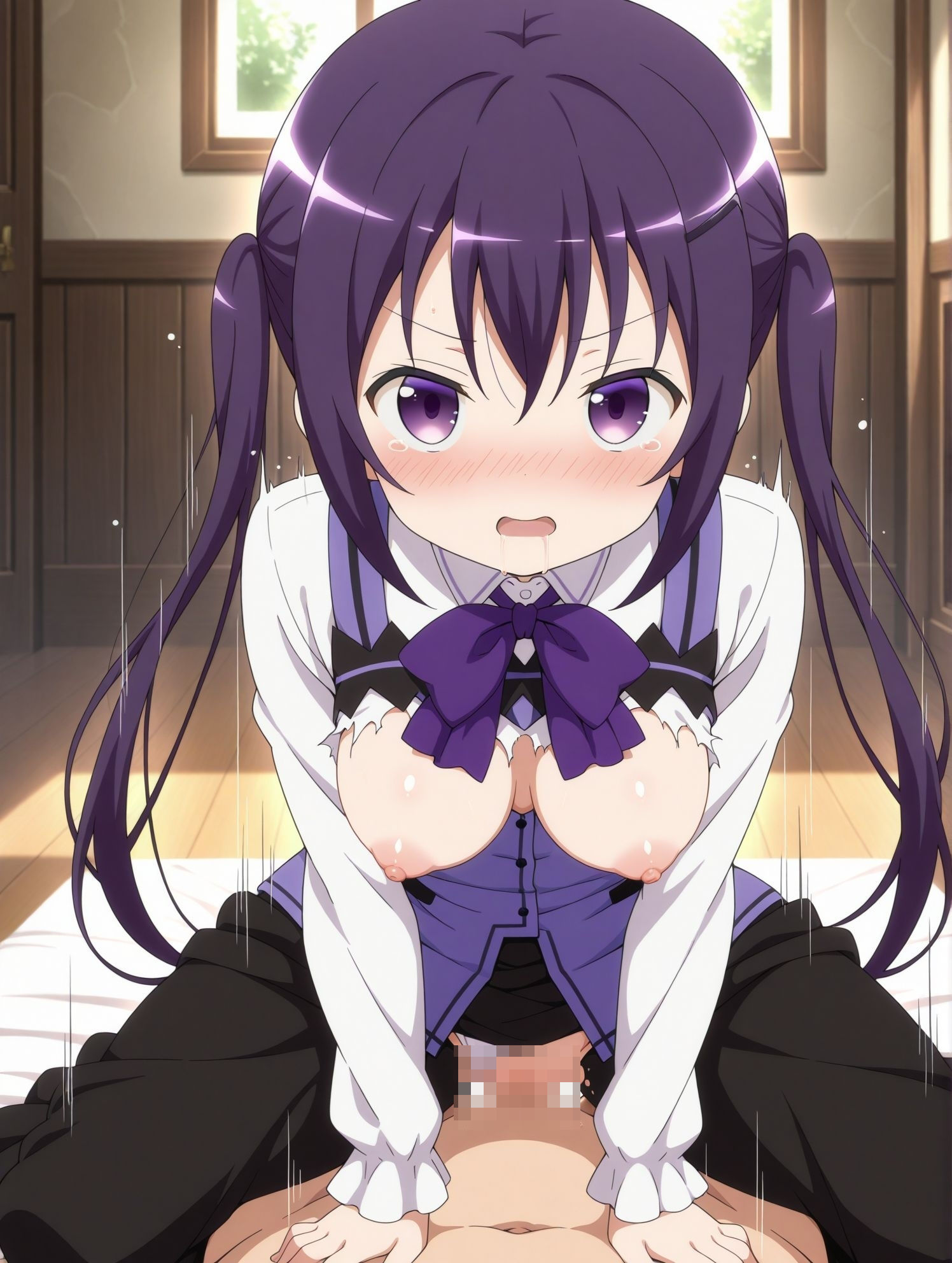 サンプル画像3:【ご〇うさ】3キャラクター★500枚★着衣フェチ★(W〇姦シリーズ) [d_546255]