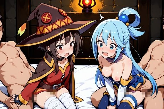 サンプル画像1:めぐ◯んとア◯アハーレムプレイ(AIタカノ) [d_546274]