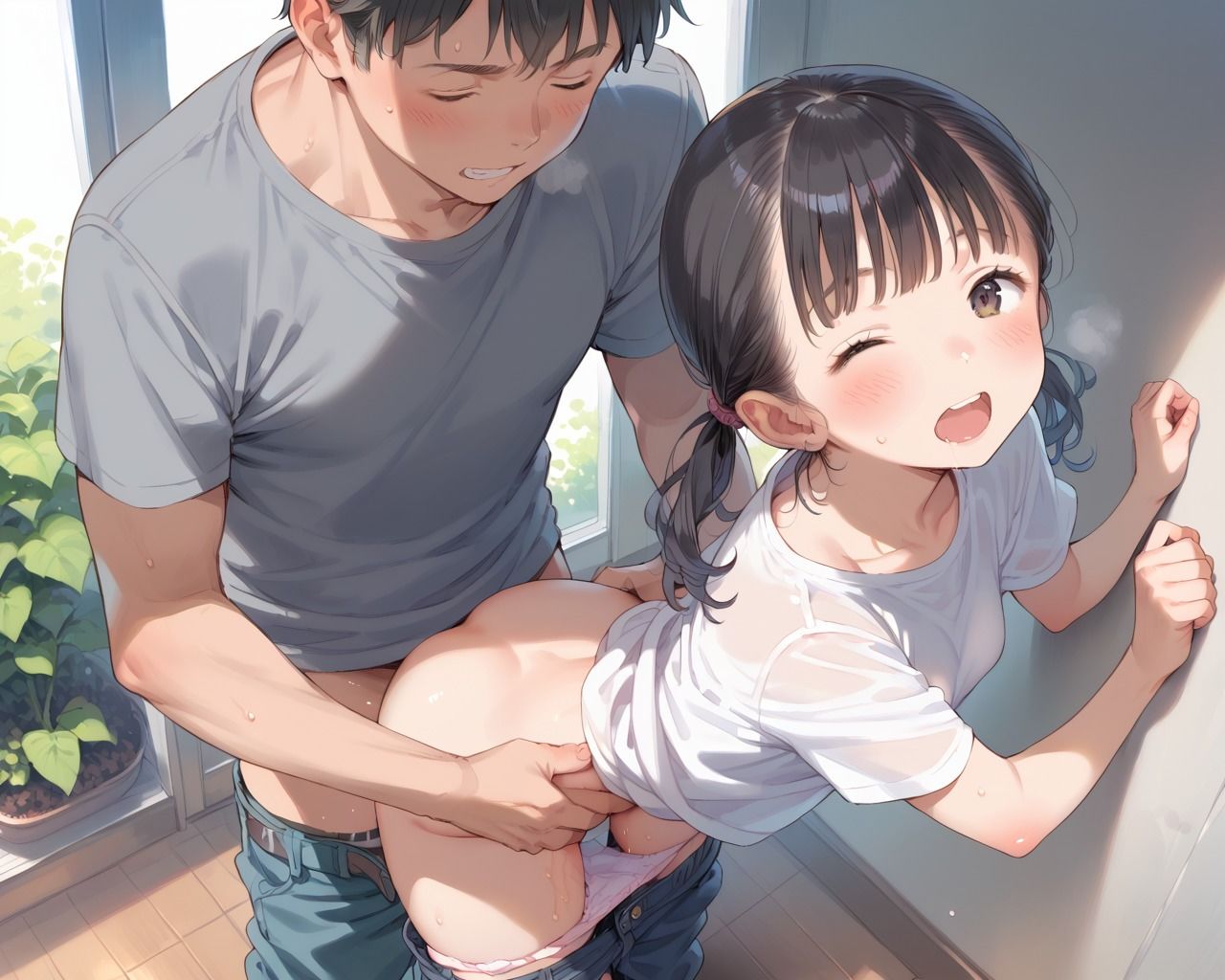 女子校生を呼んで性指導したらいつでも肉便器になってくれた件 画像9