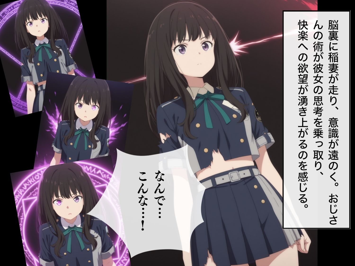 サンプル画像5:【完全敗北】井ノ上た◯な 〜自由を奪われたリコリス、快楽の虜となる。〜(種きゅん☆ハーレム計画) [d_546343]