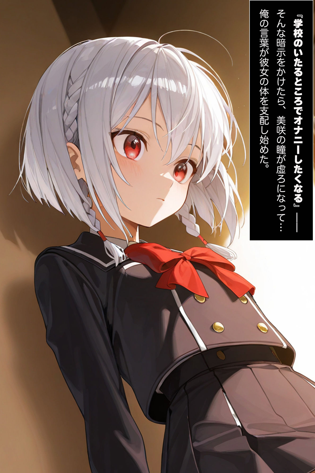 サンプル画像3:隣の席に座る学園のアイドルに催●術をかけてみたら成功してしまった件オ◎ニー編(わきあいAI) [d_546400]