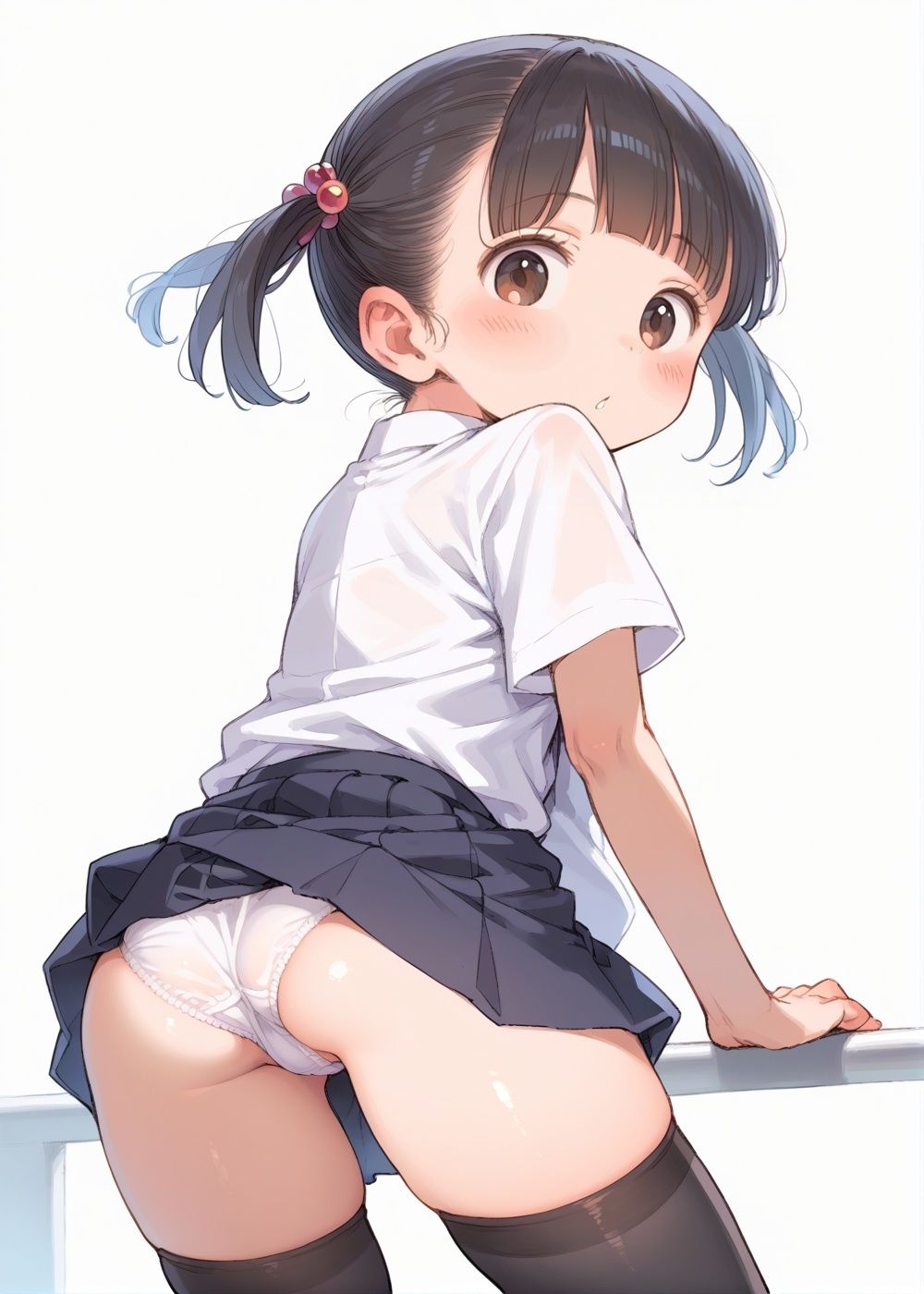 サンプル画像1:ちっぱいちゃんのおちんぽ搾精居残りれっすん(あめりかん極太ロリロリそーせーじ) [d_546406]