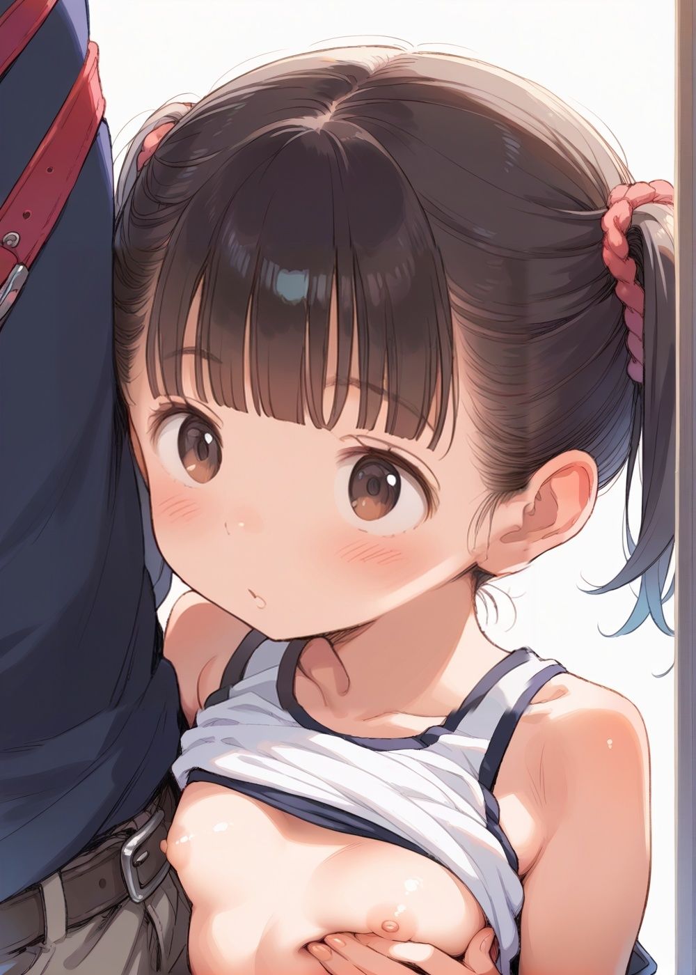 サンプル画像3:ちっぱいちゃんのおちんぽ搾精居残りれっすん(あめりかん極太ロリロリそーせーじ) [d_546406]