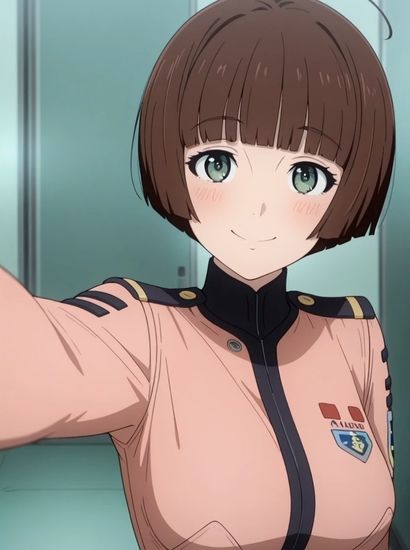 サンプル画像1:宇宙戦艦ヤマト2199の原田真琴から送られてきた自撮り写真(自撮りサークル  イカスミ工房) [d_546447]