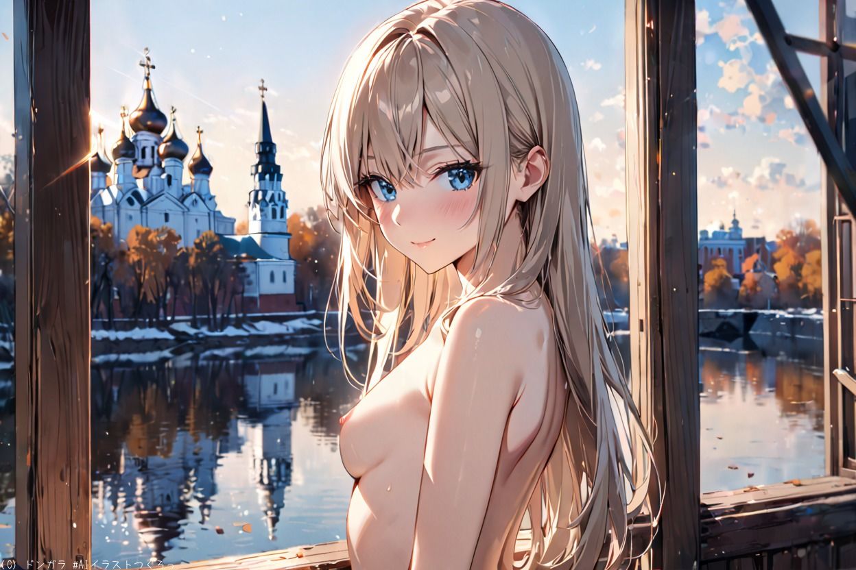 サンプル画像2:AIイラストCG集62  ザ・露出 in ロシア  ヴェロニカ・スヴェトロワ(ドンガラAI美少女イラスト支部) [d_546465]