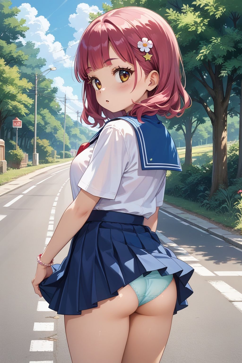 サンプル画像1:パンツのある風景(AI嗜好錯誤) [d_546468]