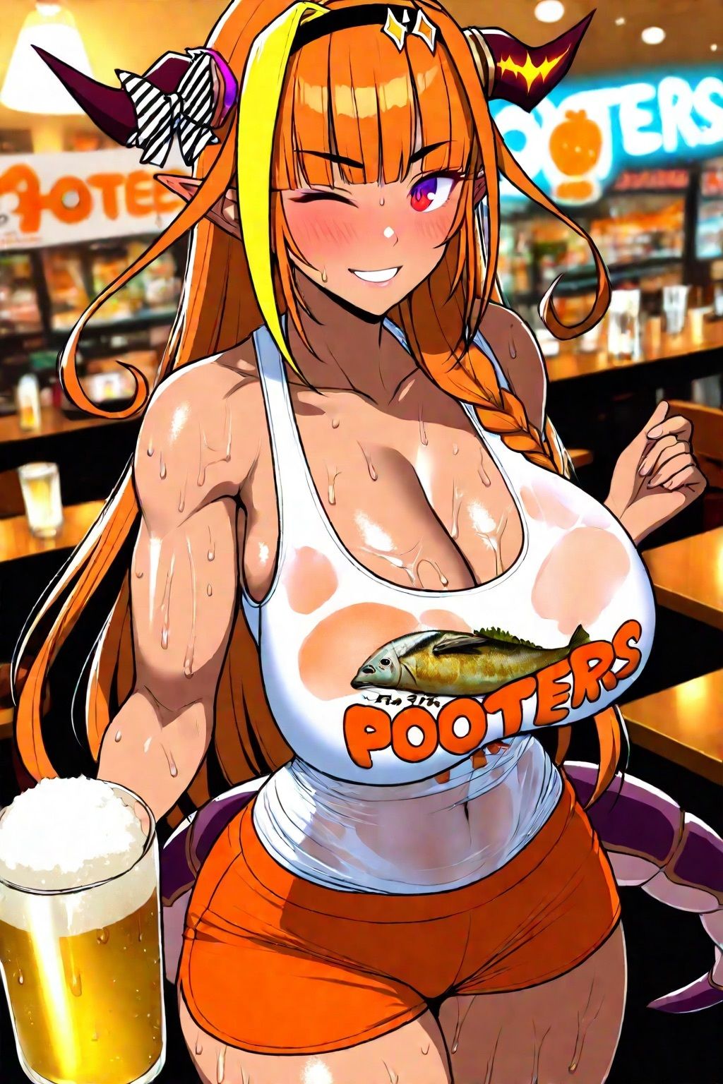 サンプル画像1:フーターズ  ドラゴン -HOOTERS DRAGON-(AIホロアートワークス) [d_546557]