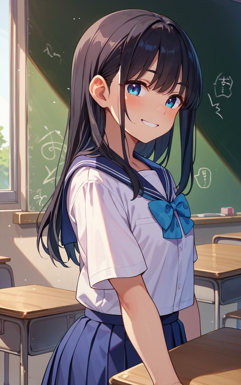 サンプル画像1:肉便器だらけの教室  種付け待ちのJKが大暴走(FMK) [d_546670]