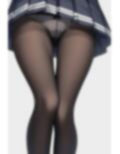 【女子〇生】黒タイツ近距離おパンティー2【500枚】
