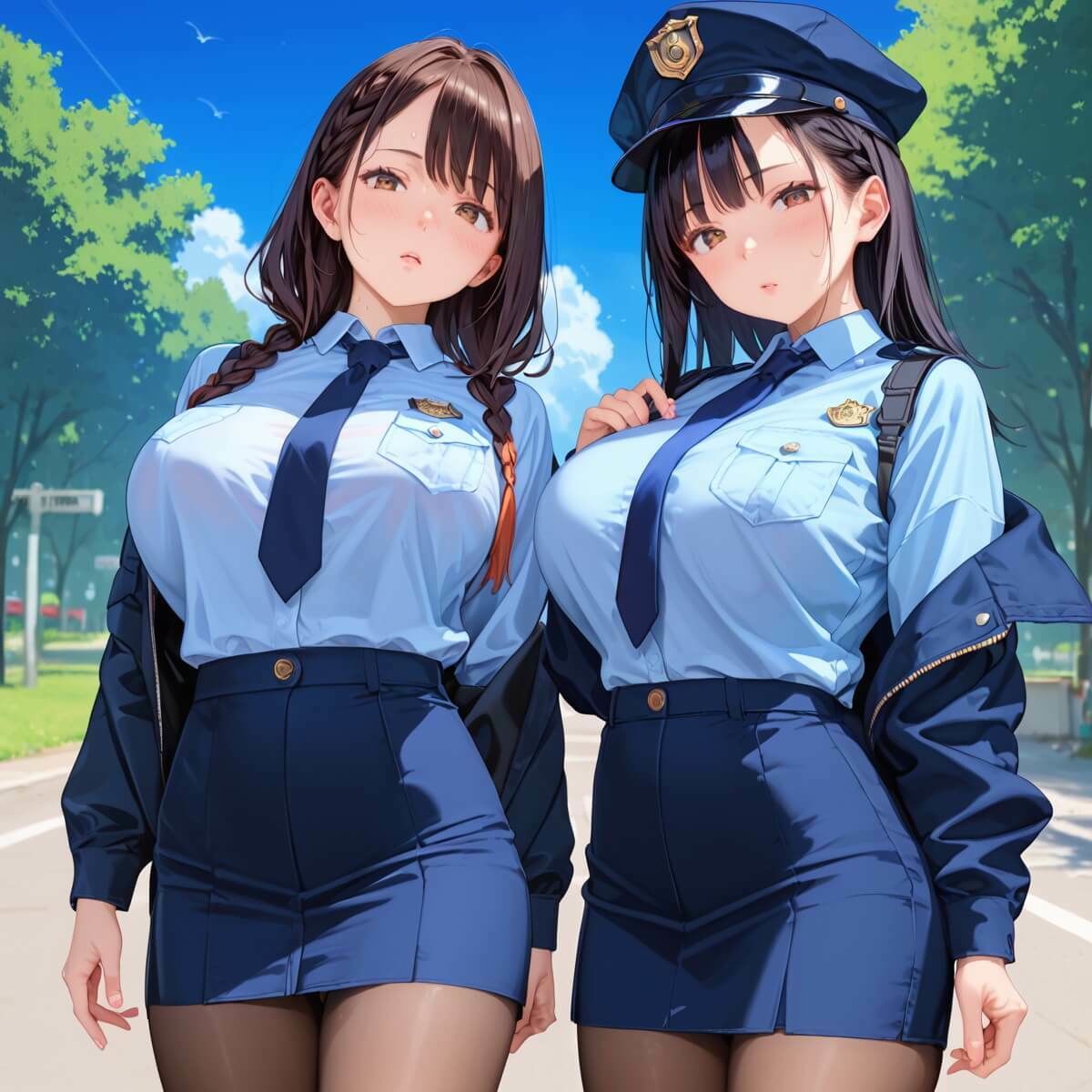 サンプル画像2:射精しないと、逮捕しちゃうぞ！エチエチ婦警さんの無理難題！！2【厳選CG200枚収録】(ルルのアトリエ) [d_546709]