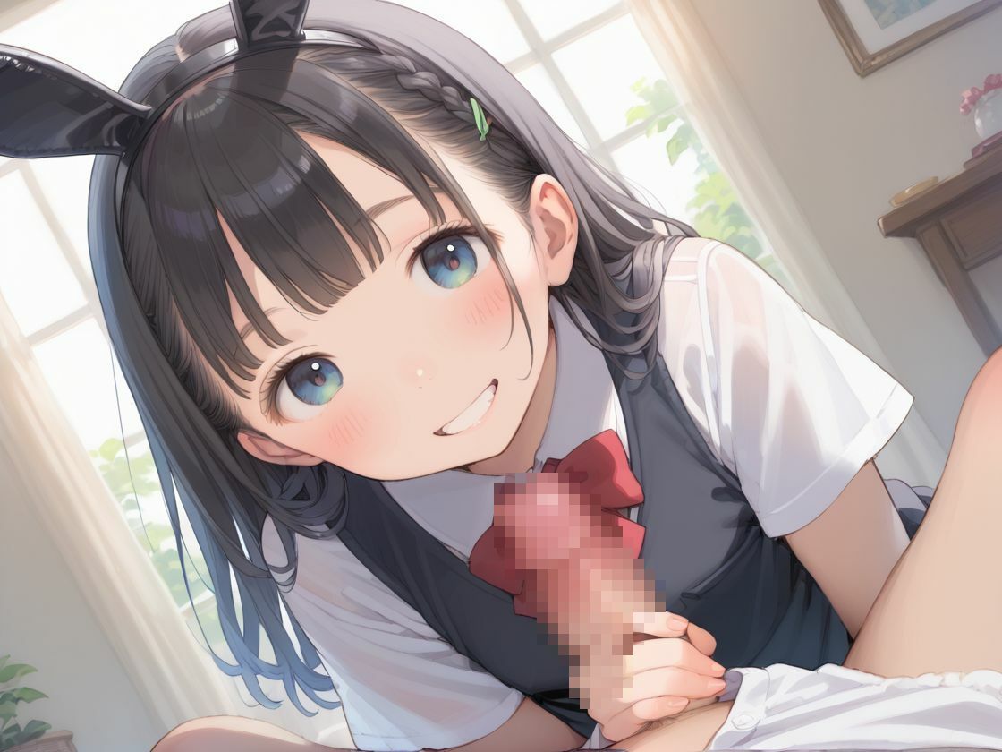 サンプル画像6:ウサ耳をつけたかわいい妹の甘いご奉仕(あんこ) [d_546775]