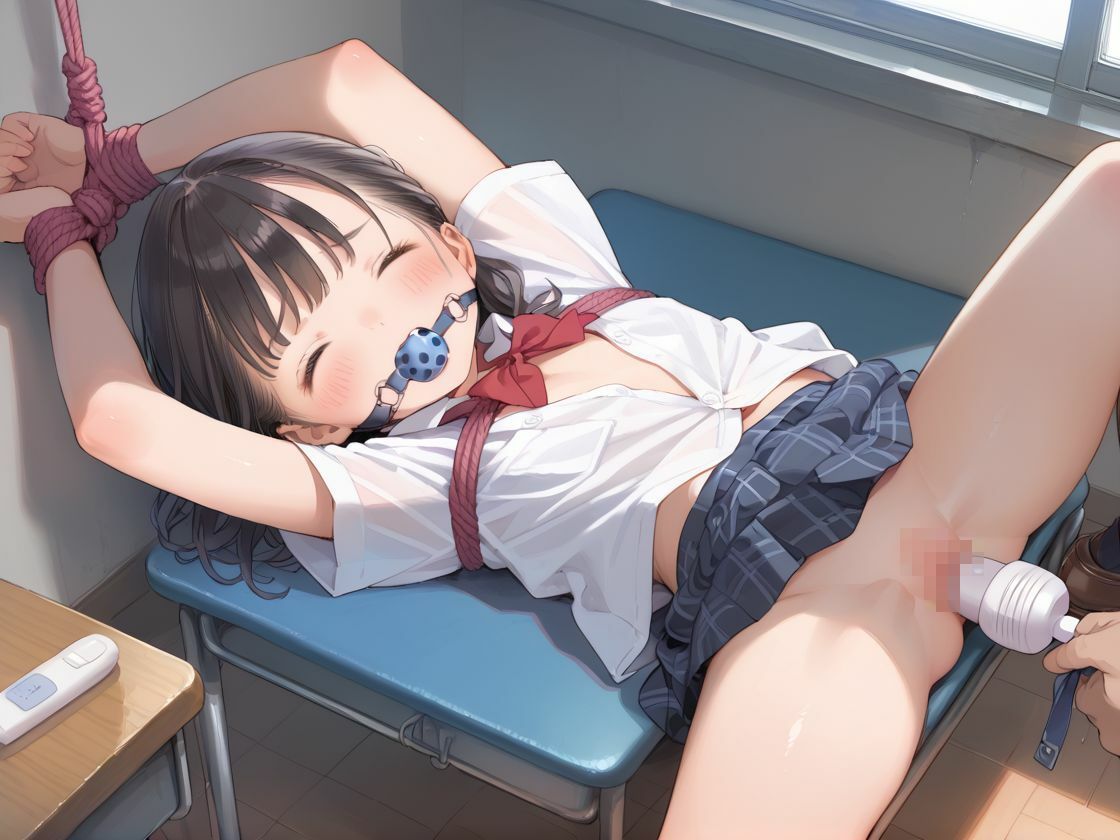 サンプル画像6:いたずらをした女子校生に緊縛して分からせる(あんこ) [d_546780]