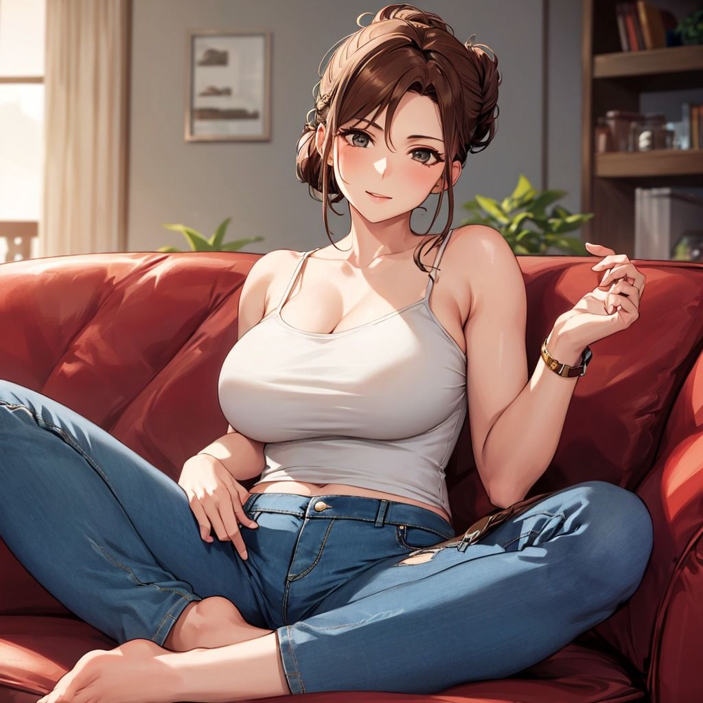 サンプル画像2:隣人妻の絶倫セックス(ぷるふわ) [d_546831]