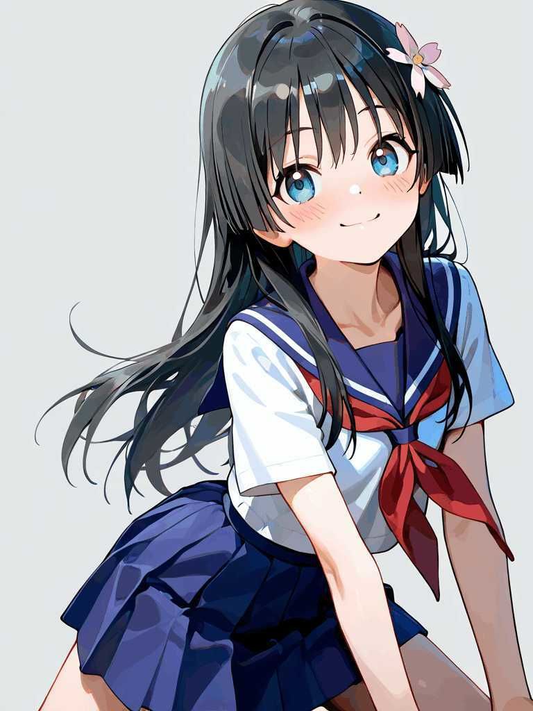 サンプル画像1:サクガワの少女 S(Youto-AI) [d_546866]