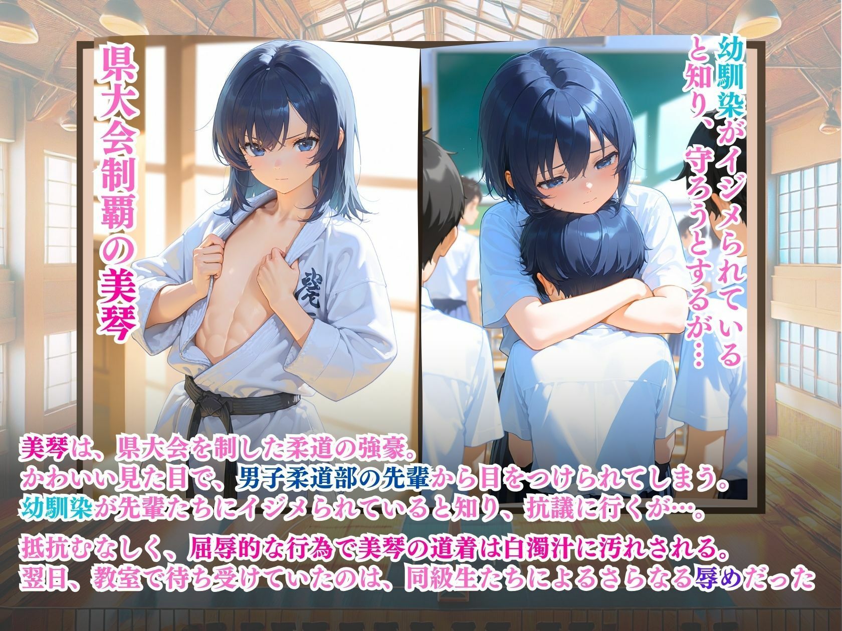 サンプル画像1:正義の鉄拳完全敗北「まだ…負けてない…」幼馴染のために淫らに堕ちる(推し娘) [d_546869]