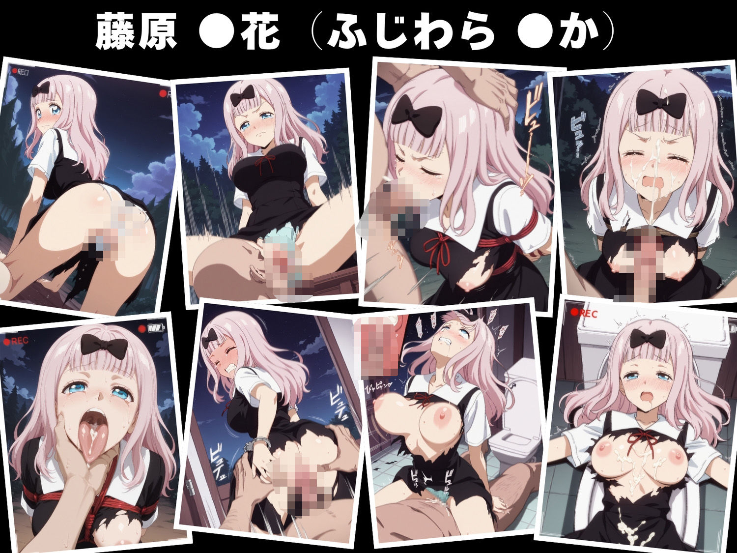 サンプル画像5:【無理やり】夜道の淫らな罠 〜かぐや様●告らせたい編〜(ぽこぺんの森) [d_546894]