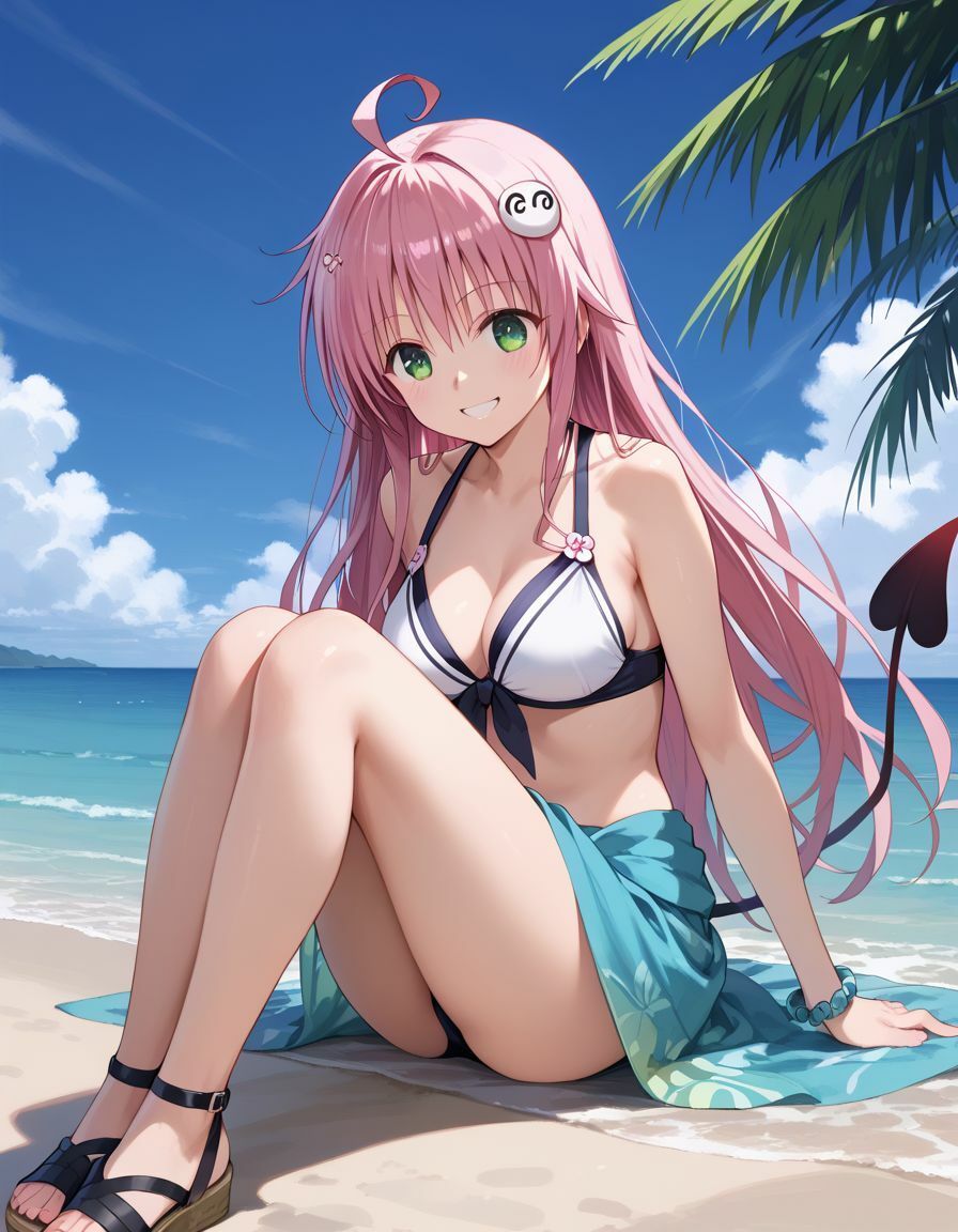 サンプル画像4:姫の秘密の夜 ラ〇・サタリン・デビルーク イラスト集(ShoArt) [d_546938]