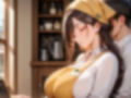 カフェ店員の人妻に誘惑され中出し不倫セックス