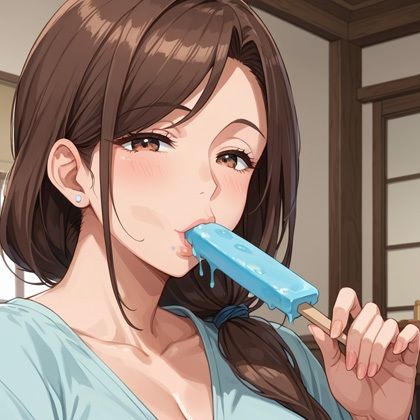 サンプル画像3:夏、薄着、そして友人の母〜アイスのようにチンポを舐められる僕〜(TAKUNOSUKE) [d_547188]