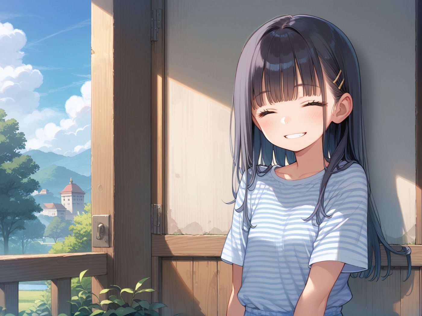 サンプル画像4:ちっぱい孕ませ  ちっぱい少女を自分好みに性教育して孕ませる！(くみん) [d_547223]