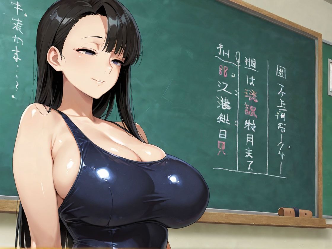 サンプル画像1:ど田舎の学校に赴任した女教師〜性欲強すぎでDQNな男たちに恥ずかしい水着を着させられて犯●れまくる〜(ナポリたん) [d_547279]