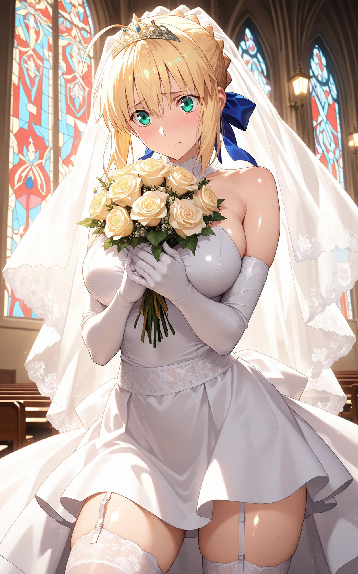 サンプル画像2:【発情ヒロイン】Fa☆e セイバー編(画像生成マン) [d_547299]