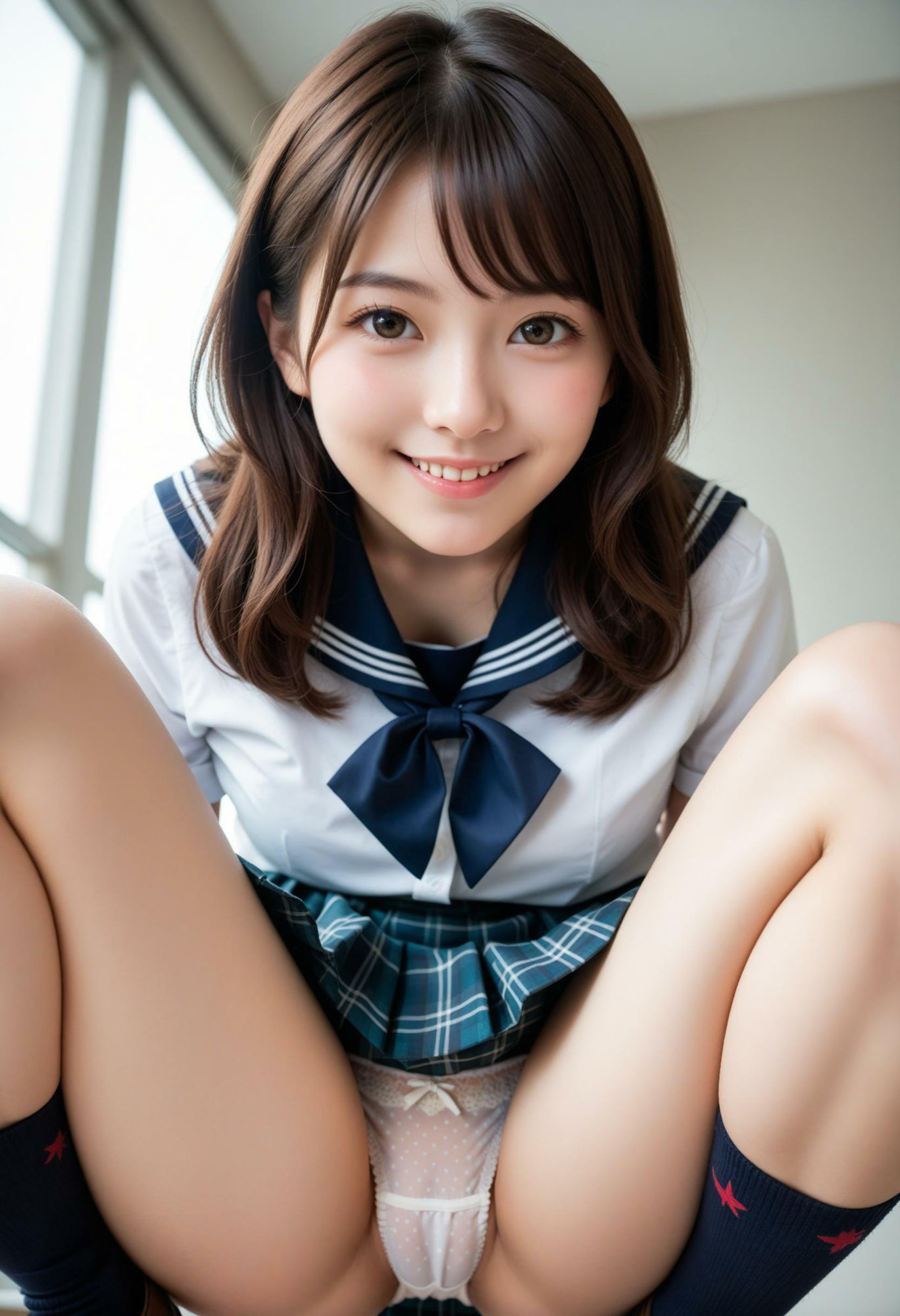 サンプル画像5:【可愛い女子校生のパンティ】盗撮(ムクムク堂) [d_547310]