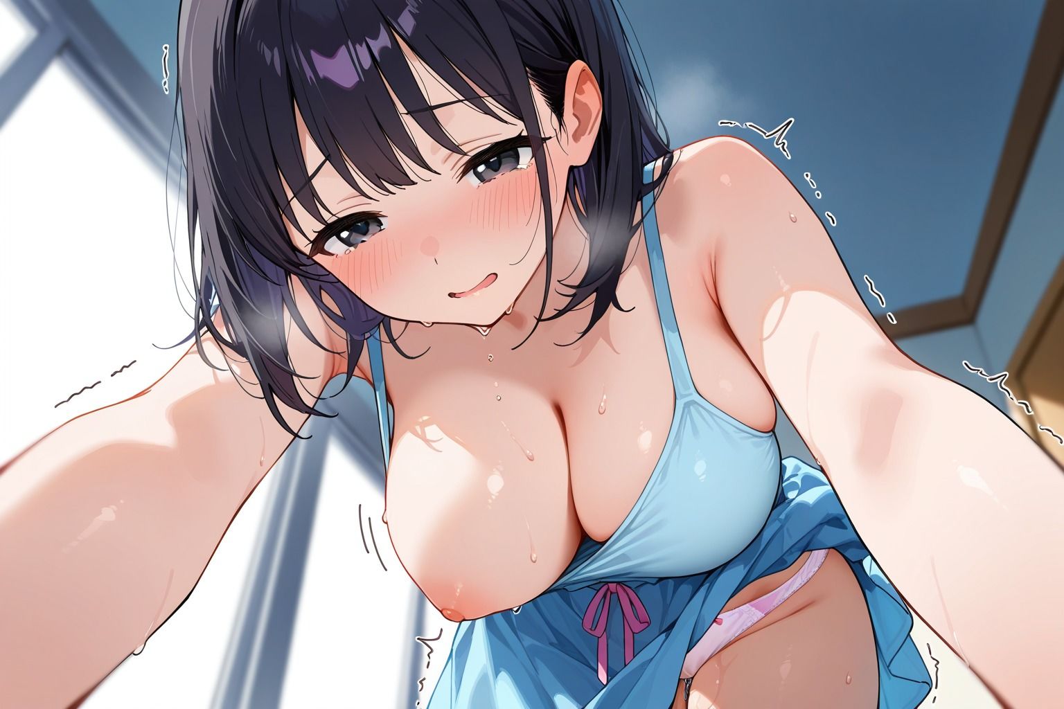 サンプル画像5:性感帯少女  巨乳委員長オナニーにハマる  初めてのガクブル(デスピール) [d_547366]