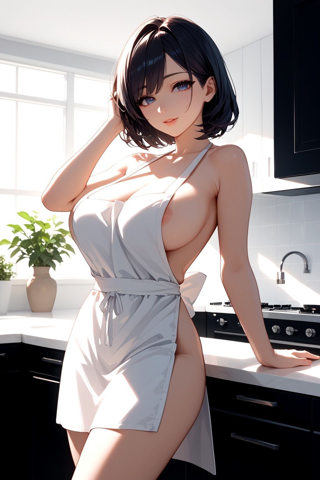 サンプル画像2:旦那には言えない…静かな午後、淫らな誘惑(モンステラ) [d_547371]