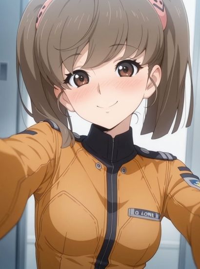 サンプル画像1:宇宙戦艦ヤマト2199の岬百合亜から送られてきた自撮り写真(自撮りサークル  イカスミ工房) [d_547440]