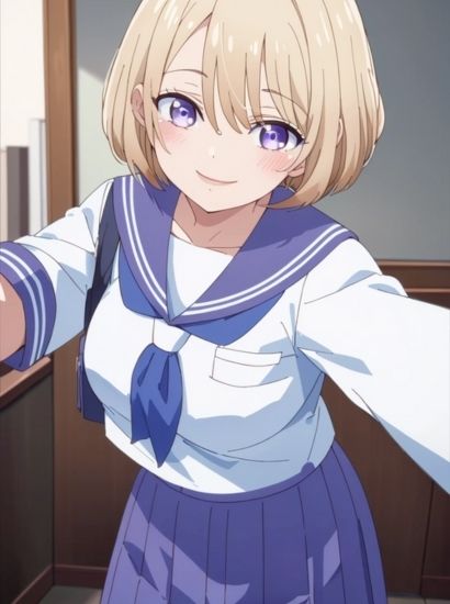 カッコウの許嫁の海野幸から送られてきた自撮り写真 画像1