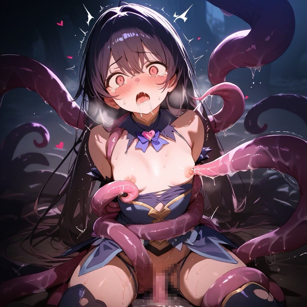 サンプル画像1:魔法少女と触手(俺の名は変態) [d_547443]